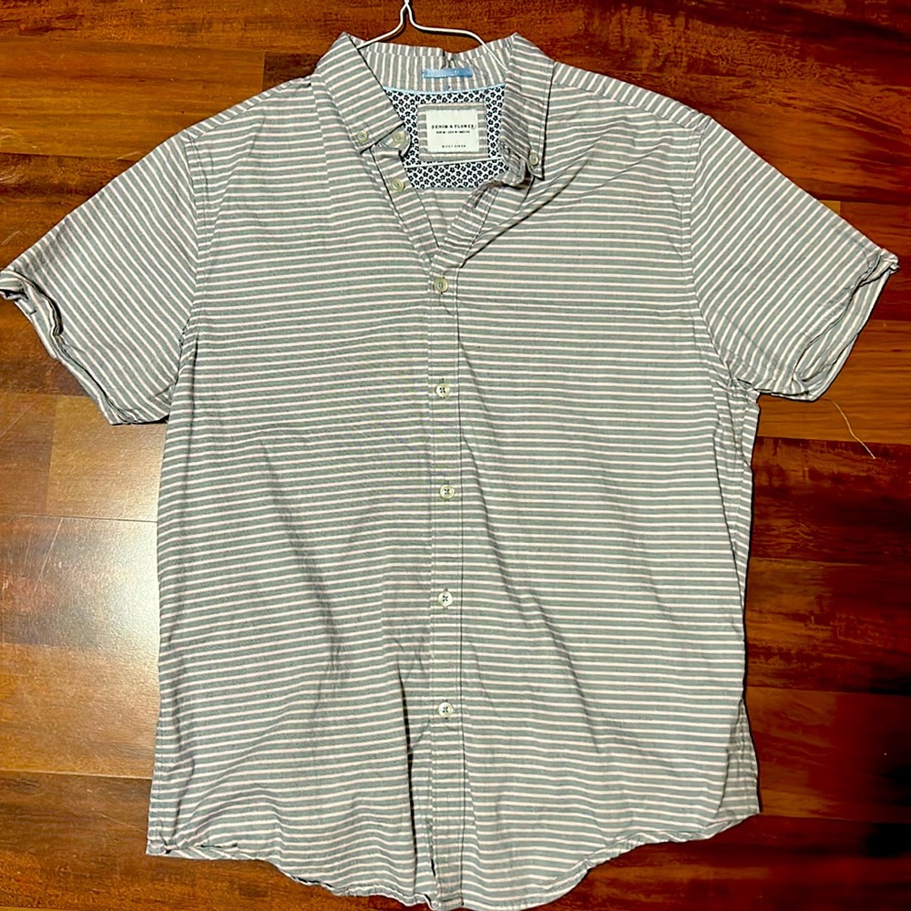 Beach button down